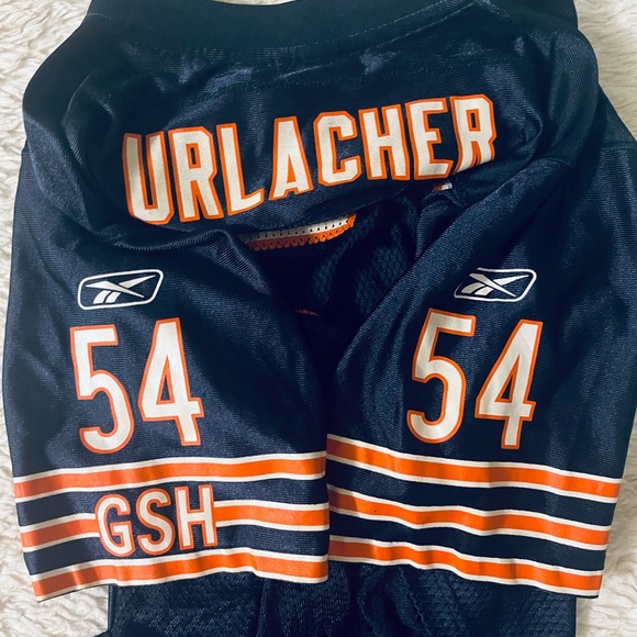 Vintage NFL equipment Reebok Chicago Bears Brian Urlacher jersey retired #54 - Picture 4 of 15